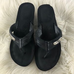 Coach Wedge Flip Flops